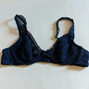 Aerie Underwire Bralette Navy Blue
